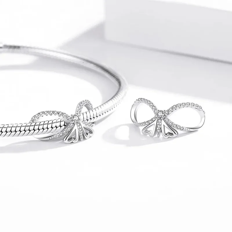 (zdjęcie do) Charms Typu Pandora Błyszczący motyl - BSC469 - Wyświetl 4