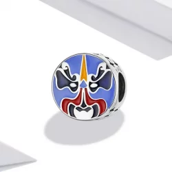 Charms Typu Pandora Chińska maska operowa - SCC2108