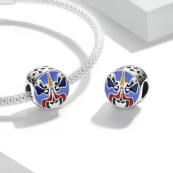 Charms Typu Pandora Chińska maska operowa - SCC2108