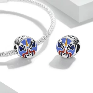 Charms Typu Pandora Chińska maska operowa - SCC2108