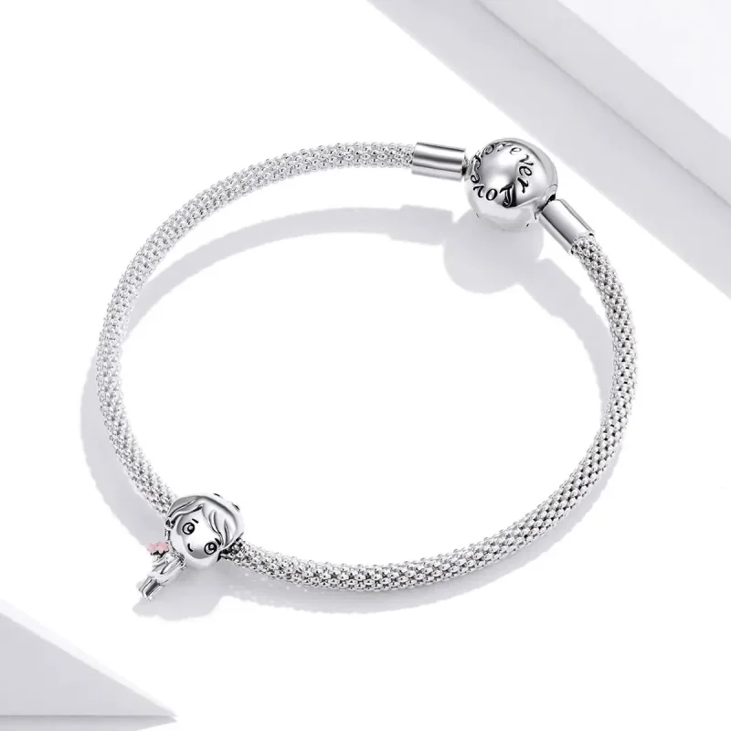 (zdjęcie do) Charms Typu Pandora Chłopiec z biciem serca - BSC400 - Wyświetl 3
