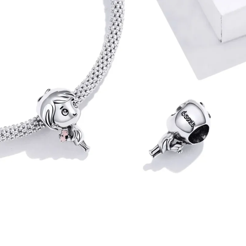 (zdjęcie do) Charms Typu Pandora Chłopiec z biciem serca - BSC400 - Wyświetl 4