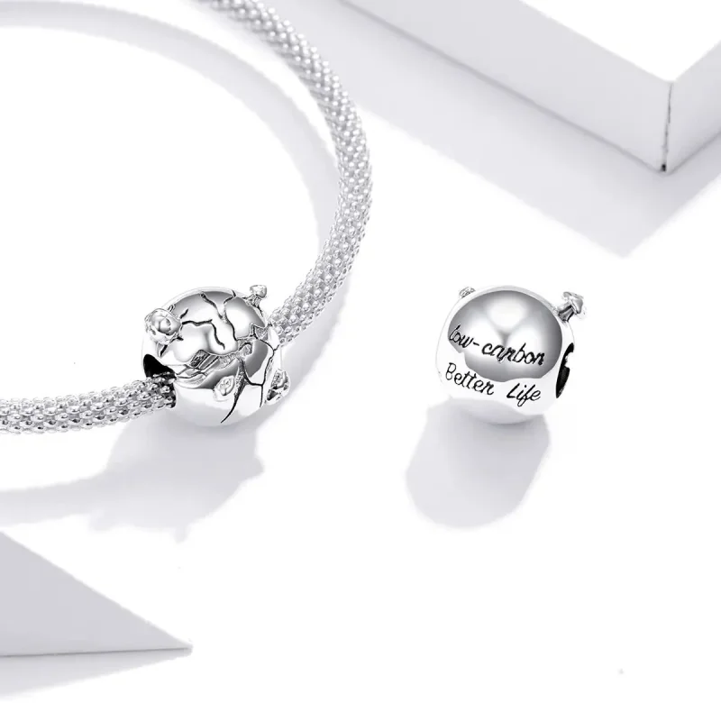 (zdjęcie do) Charms Typu Pandora Chroń Ziemię - SCC1581 - Wyświetl 3