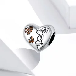Charms Typu Pandora Ciąża nowej mamy - SCC1589