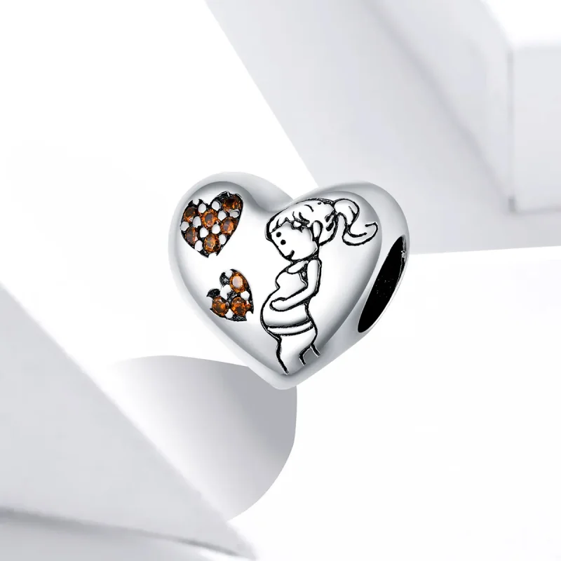(zdjęcie do) Charms Typu Pandora Ciąża nowej mamy - SCC1589 - Wyświetl 2