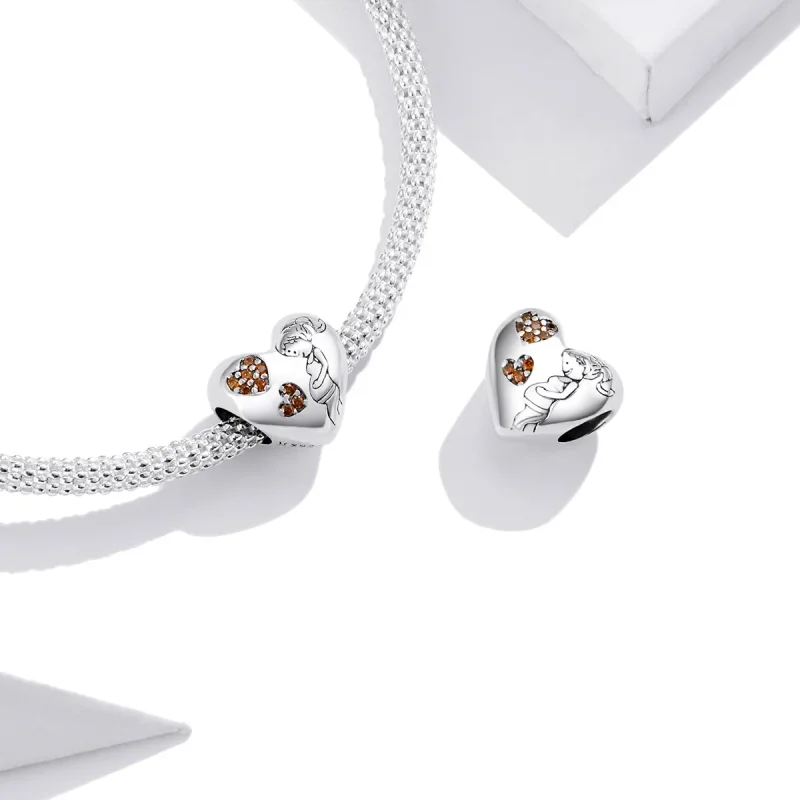 (zdjęcie do) Charms Typu Pandora Ciąża nowej mamy - SCC1589 - Wyświetl 3