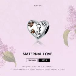 Charms Typu Pandora Ciąża nowej mamy - SCC1589