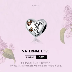 Charms Typu Pandora Ciąża nowej mamy - SCC1589