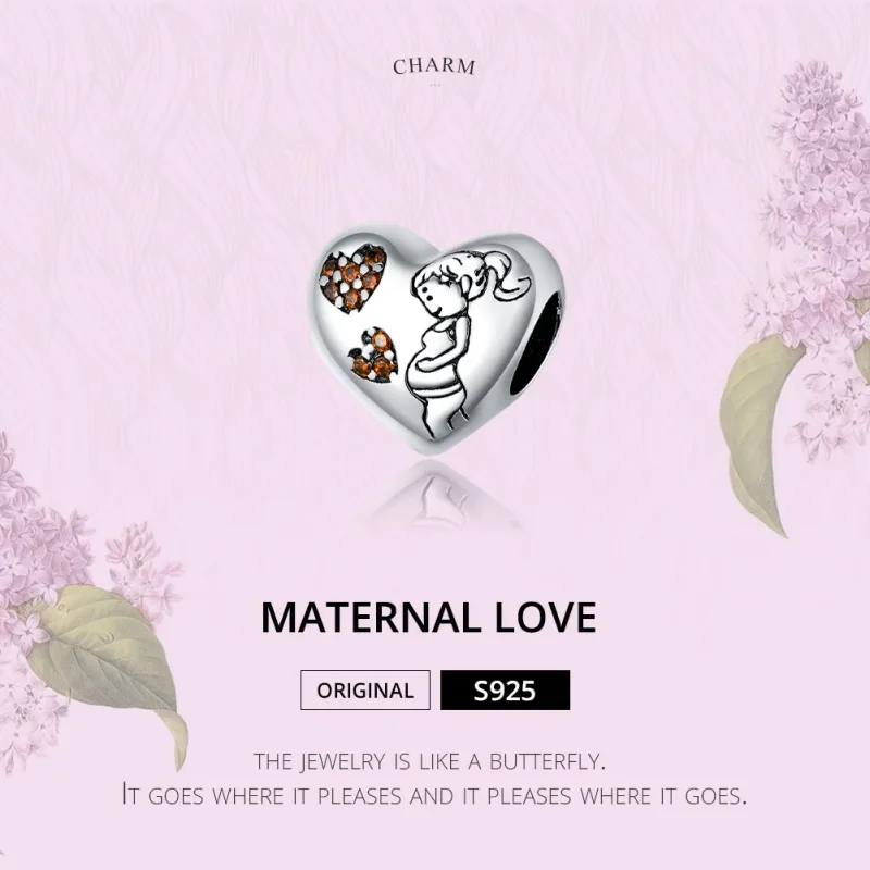 (zdjęcie do) Charms Typu Pandora Ciąża nowej mamy - SCC1589 - Wyświetl 6