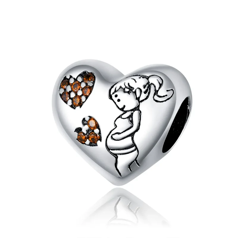 (zdjęcie do) Charms Typu Pandora Ciąża nowej mamy - SCC1589