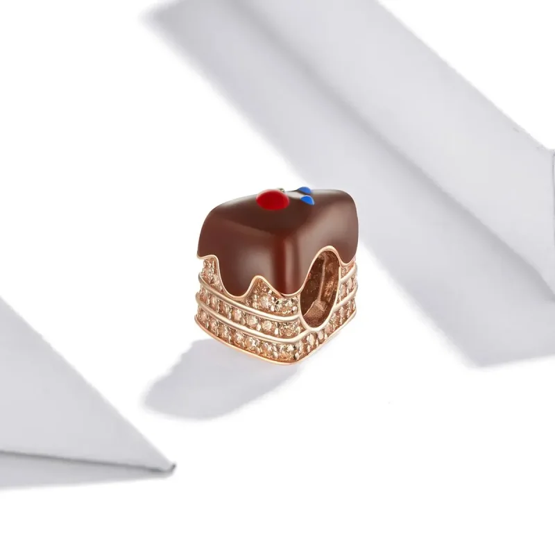 (zdjęcie do) Charms Typu Pandora Ciasto czekoladowe - BSC349 - Wyświetl 2