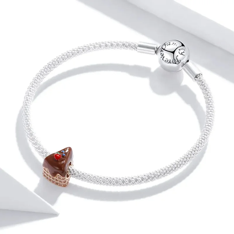 (zdjęcie do) Charms Typu Pandora Ciasto czekoladowe - BSC349 - Wyświetl 3