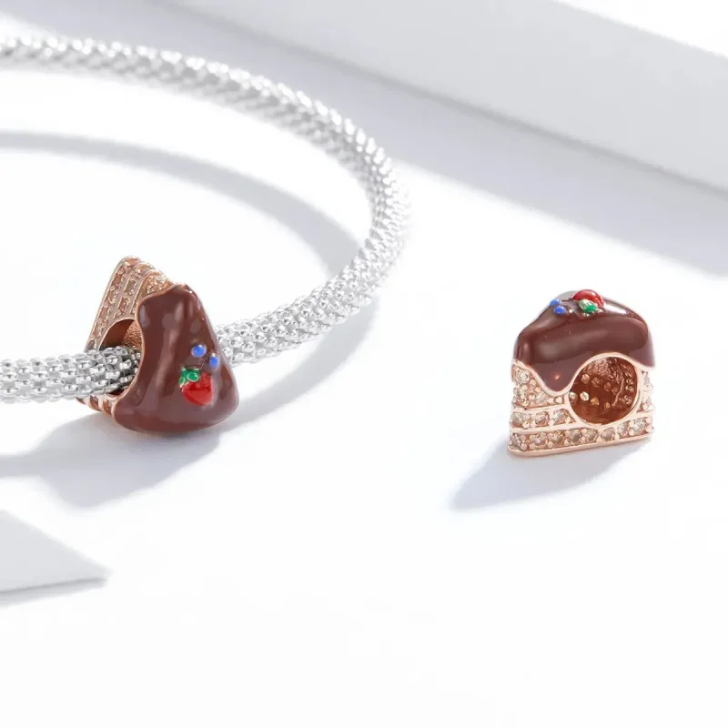 (zdjęcie do) Charms Typu Pandora Ciasto czekoladowe - BSC349 - Wyświetl 4