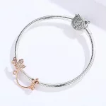 Charms Typu Pandora Ciche liście - SCC1254