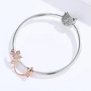 Charms Typu Pandora Ciche liście - SCC1254
