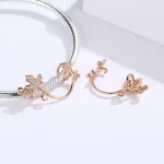 Charms Typu Pandora Ciche liście - SCC1254