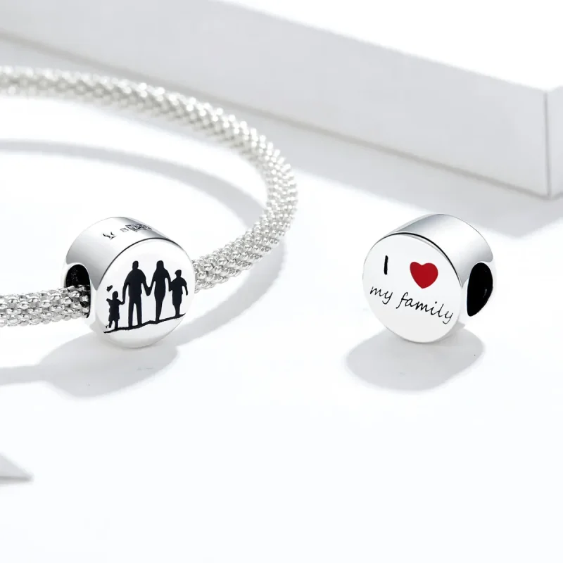 (zdjęcie do) Charms Typu Pandora Ciepła Rodzina - SCC1662 - Wyświetl 4