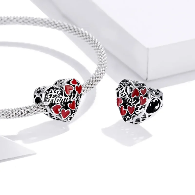 (zdjęcie do) Charms Typu Pandora Ciepła Rodzina - SCC1750 - Wyświetl 4