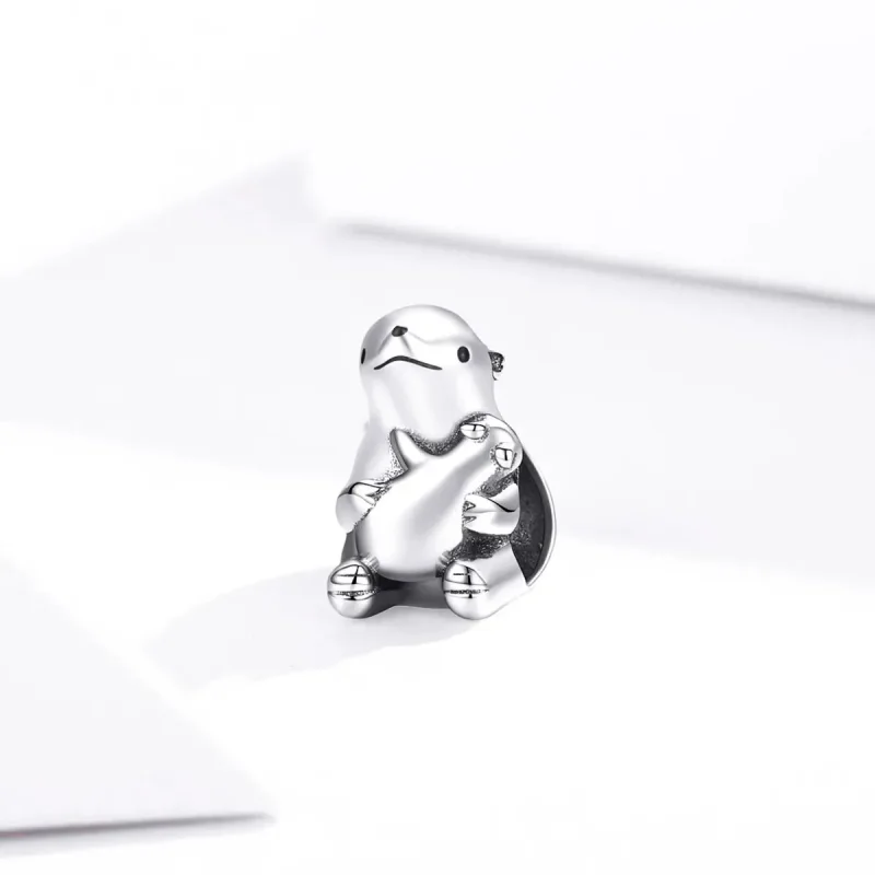 (zdjęcie do) Charms Typu Pandora Ciepły niedźwiedź polarny - BSC297 - Wyświetl 2