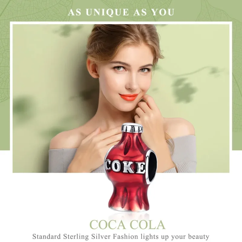 (zdjęcie do) Charms Typu Pandora Coca cola - SCC1159 - Wyświetl 2