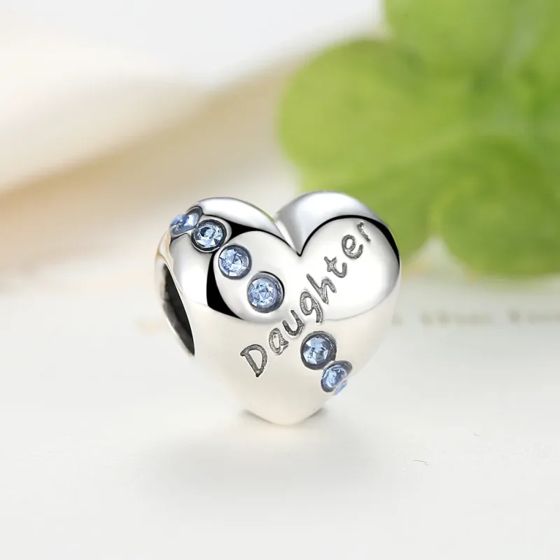 (zdjęcie do) Charms Typu Pandora Córka Serca - SCC007 - Wyświetl 3