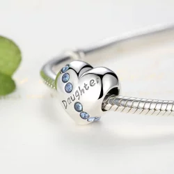 Charms Typu Pandora Córka Serca - SCC007