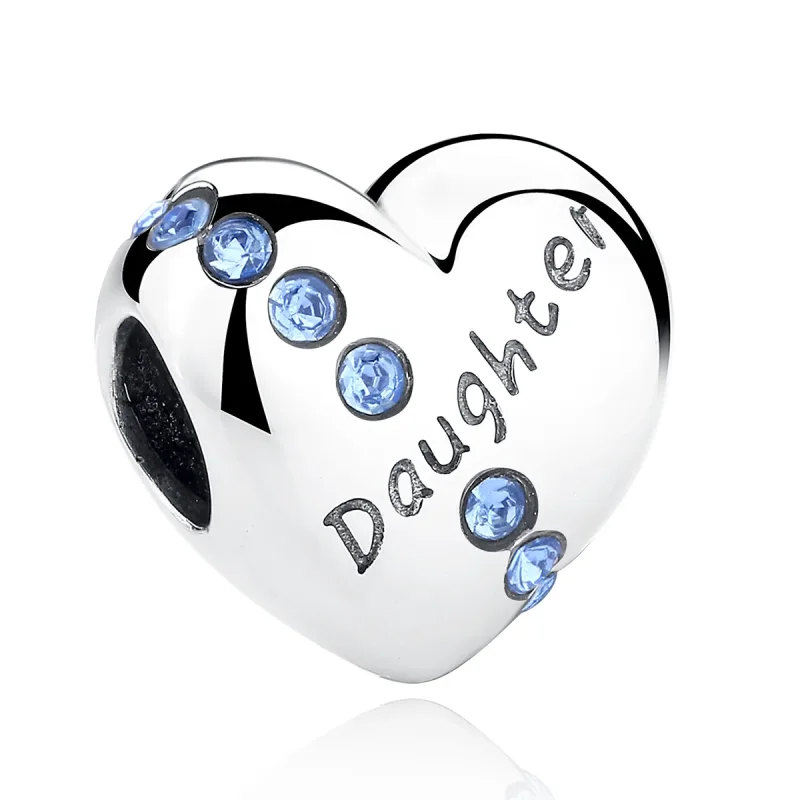 (zdjęcie do) Charms Typu Pandora Córka Serca - SCC007