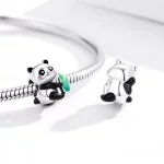 Charms Typu Pandora Cudowny mały panda - SCC1832