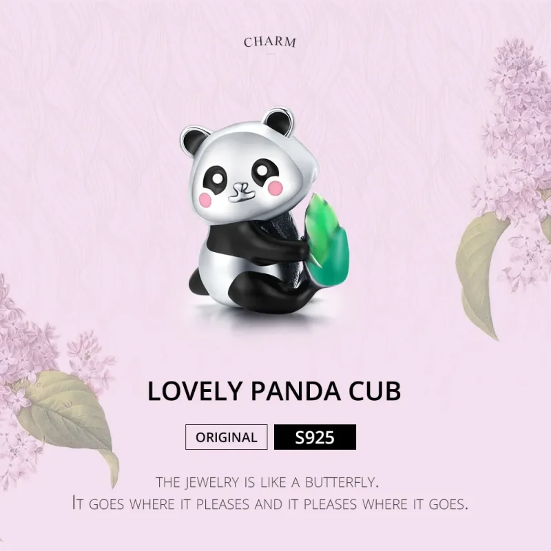 (zdjęcie do) Charms Typu Pandora Cudowny mały panda - SCC1832 - Wyświetl 6