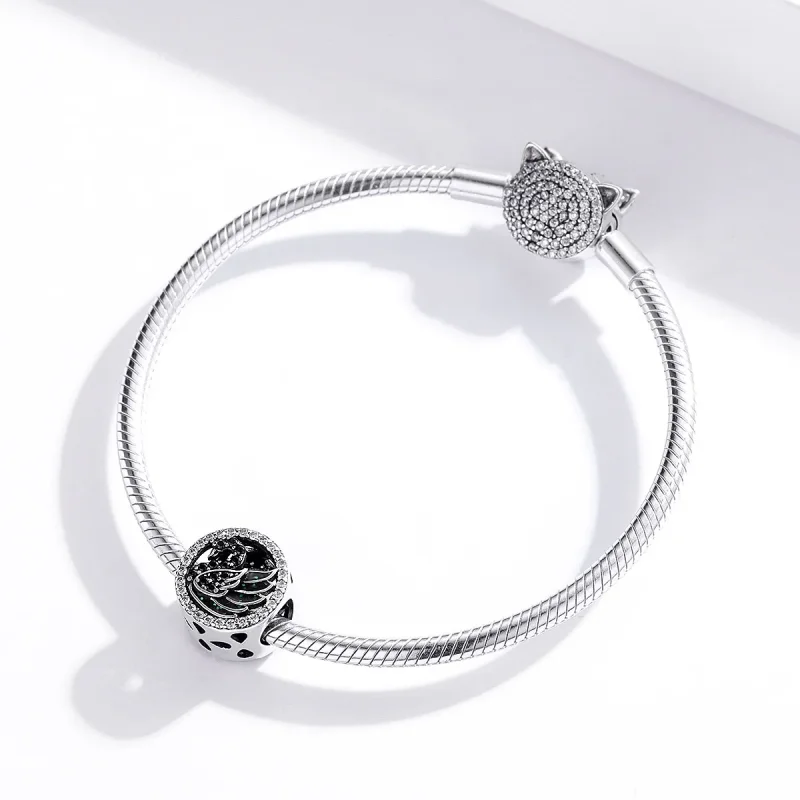 (zdjęcie do) Charms Typu Pandora Czarny łabędź - SCC1342 - Wyświetl 3