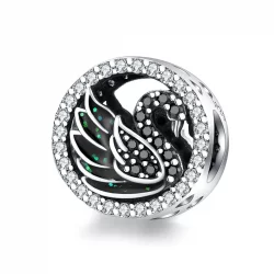 Charms Typu Pandora Czarny łabędź - SCC1342