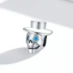 Charms Typu Pandora Czaszka dżentelmena - BSC525