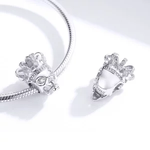 Charms Typu Pandora Czaszka Z Koroną - SCC1361
