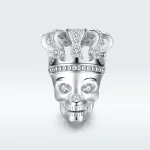 Charms Typu Pandora Czaszka Z Koroną - SCC1361