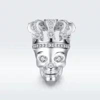 Charms Typu Pandora Czaszka Z Koroną - SCC1361
