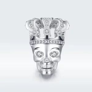 Charms Typu Pandora Czaszka Z Koroną - SCC1361