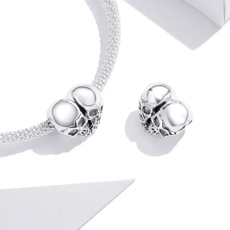 (zdjęcie do) Charms Typu Pandora Czaszki - SCC1519 - Wyświetl 4