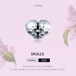 Charms Typu Pandora Czaszki - SCC1519