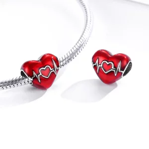 Charms Typu Pandora Czerwone Serce Miłości - SCC1569