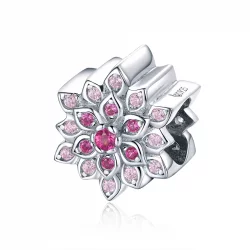 Charms Typu Pandora Czerwony Lotos - BSC038