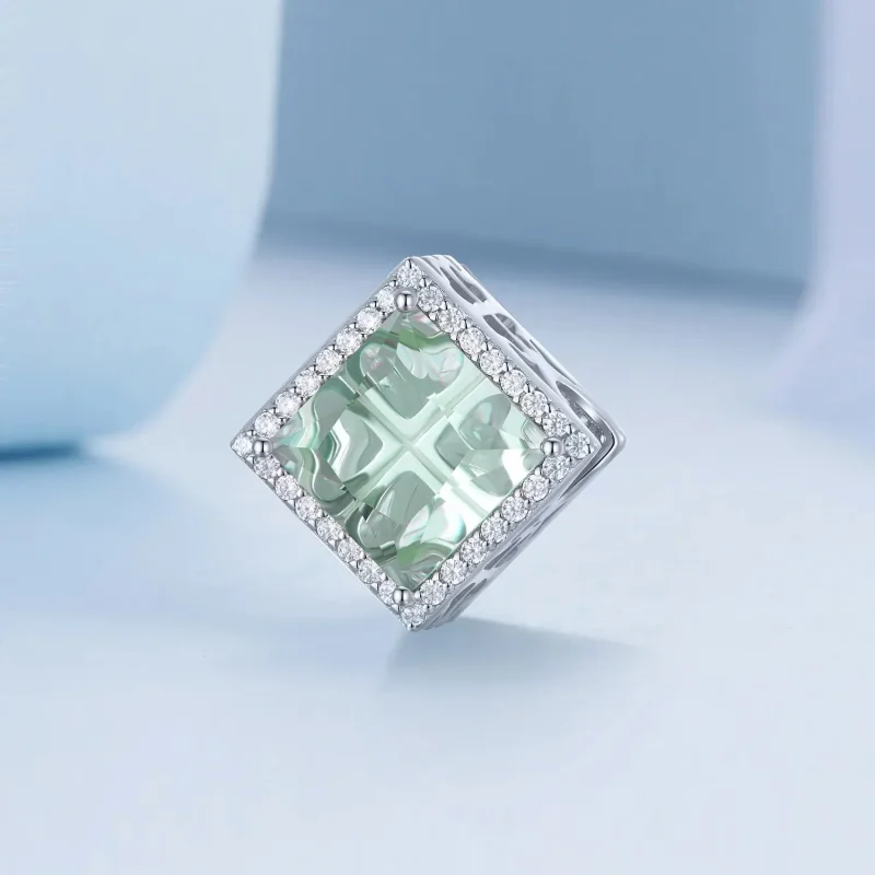 (zdjęcie do) Charms Typu Pandora Czterolistna koniczyna - BSC667 - Wyświetl 2