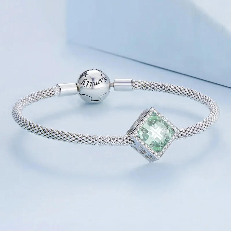 (zdjęcie do) Charms Typu Pandora Czterolistna koniczyna - BSC667 - Wyświetl 4