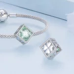 Charms Typu Pandora Czterolistna koniczyna - BSC667