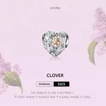 Charms Typu Pandora Czterolistna koniczyna - SCC1248