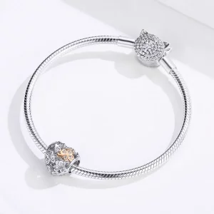 Charms Typu Pandora Czterolistna koniczyna - SCC1248