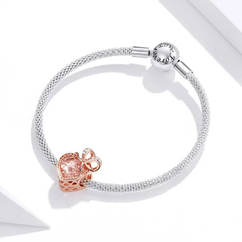 (zdjęcie do) Charms Typu Pandora Dar miłości - BSC398 - Wyświetl 3
