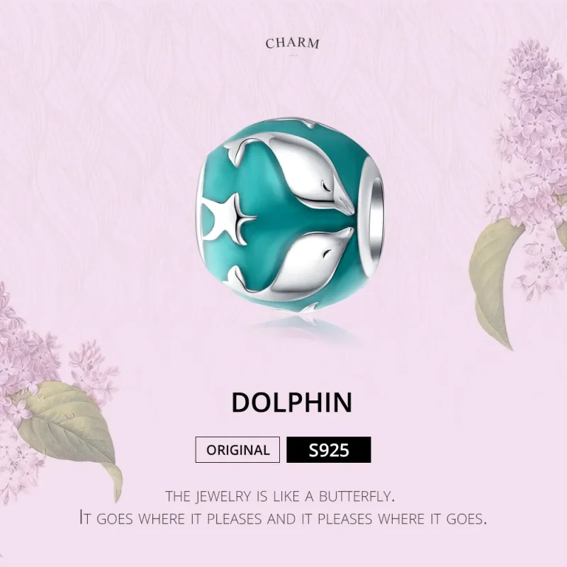 (zdjęcie do) Charms Typu Pandora Delfin - SCC1295 - Wyświetl 2