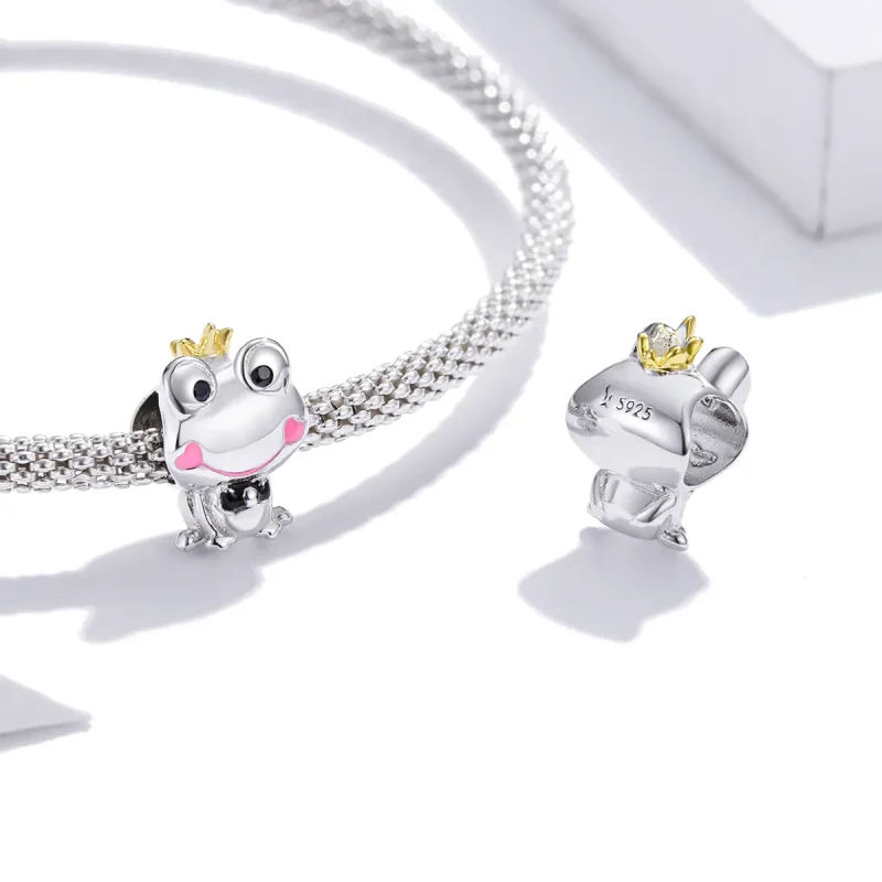 (zdjęcie do) Charms Typu Pandora Delikatna Żaba - SCC1769 - Wyświetl 4