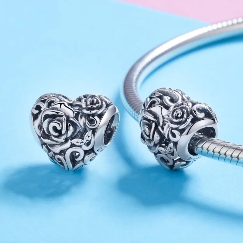 (zdjęcie do) Charms Typu Pandora Delikatna Róża - SCC790 - Wyświetl 3