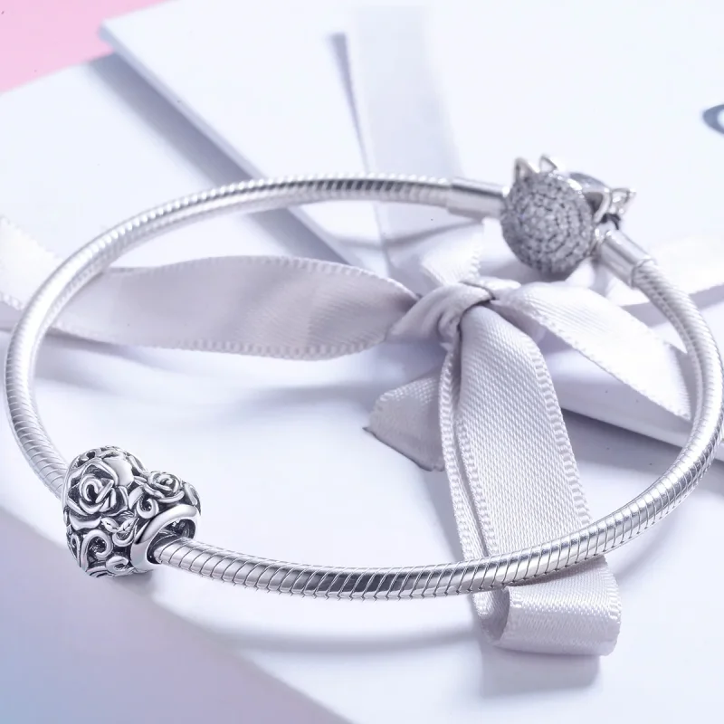 (zdjęcie do) Charms Typu Pandora Delikatna Róża - SCC790 - Wyświetl 4